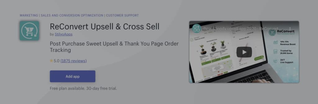 App Review: ReConvert Upsell & Cross Sell