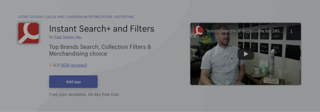 App Review: Instant Search+