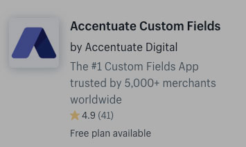 Accentuate Metafields App Review
