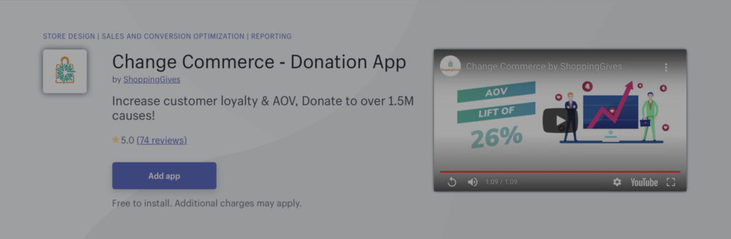 App Review: Change Commerce
