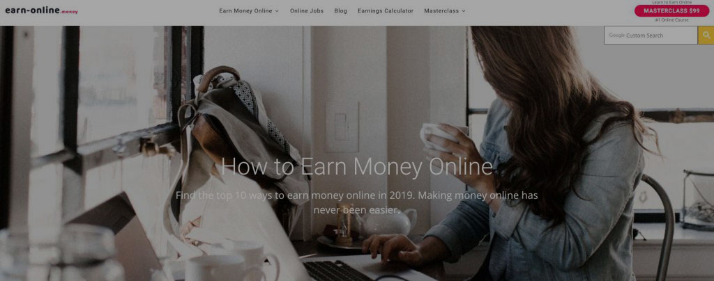 Earn Money Online Website Launch